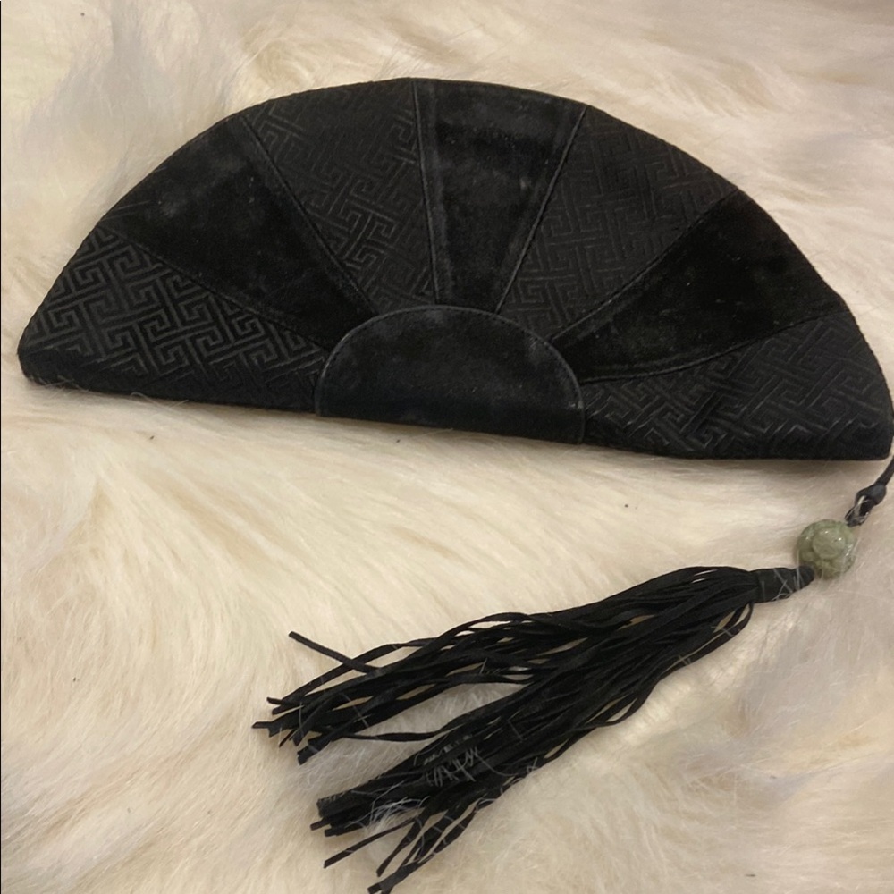 Shanghai Tang Black Tassel-Embellished Accessories